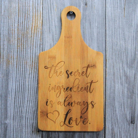 Bamboo Cutting Board Decor - Wine Bottle Shaped - Legacy Images - Cutting Boards - Cutting Board family kitchen laser engraved