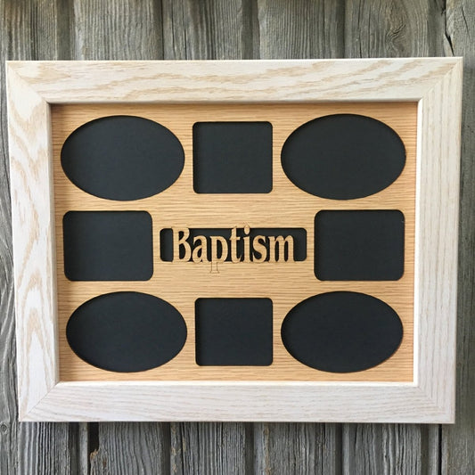 Baptism Picture Frame 11"x14" - Legacy Images - Picture Frames - 11x14 Picture Frame family picture frame laser engraved