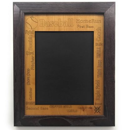 Baseball Picture Frame - Legacy Images - Picture Frames - 11x14 Picture Frame 5x7 picture frame 8x10 picture frame laser engraved