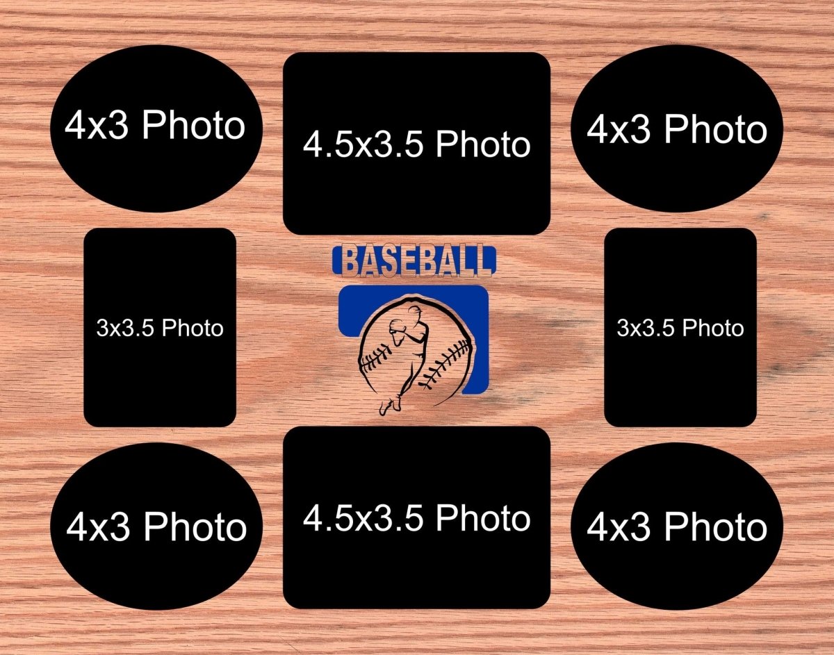 Baseball Picture Frame - Legacy Images - Picture Frames - 11x14 Picture Frame 5x7 picture frame 8x10 picture frame laser engraved
