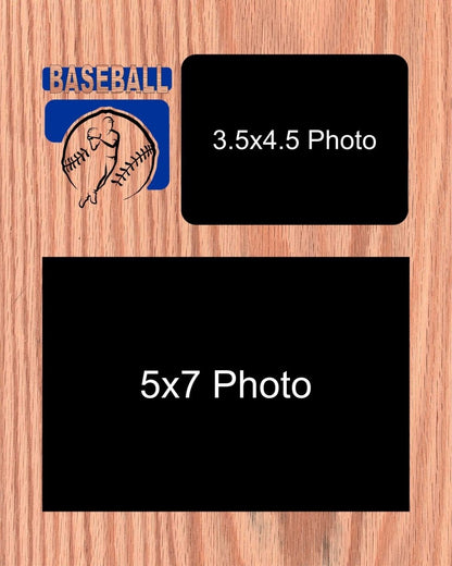 Baseball Picture Frame - Legacy Images - Picture Frames - 11x14 Picture Frame 5x7 picture frame 8x10 picture frame laser engraved
