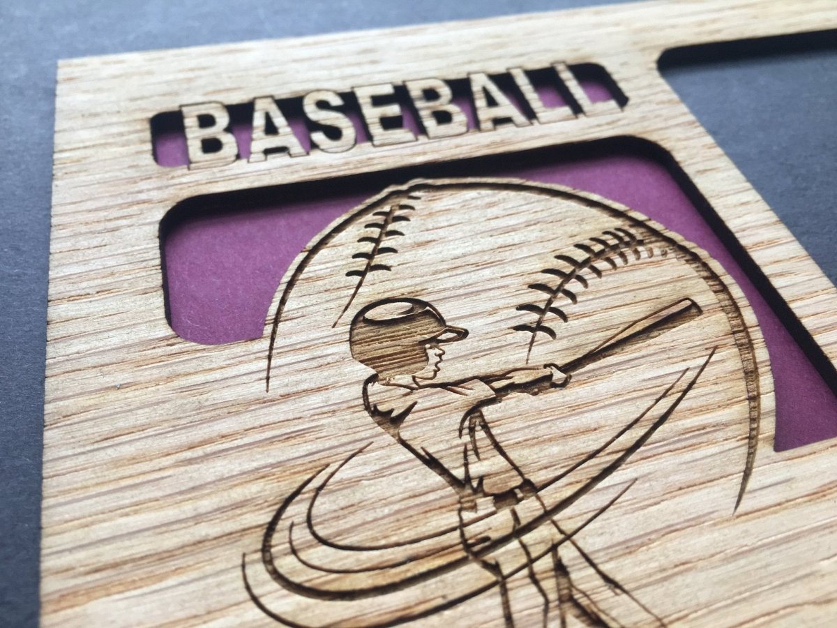 Baseball Picture Frame - Legacy Images - Picture Frames - 11x14 Picture Frame 5x7 picture frame 8x10 picture frame laser engraved