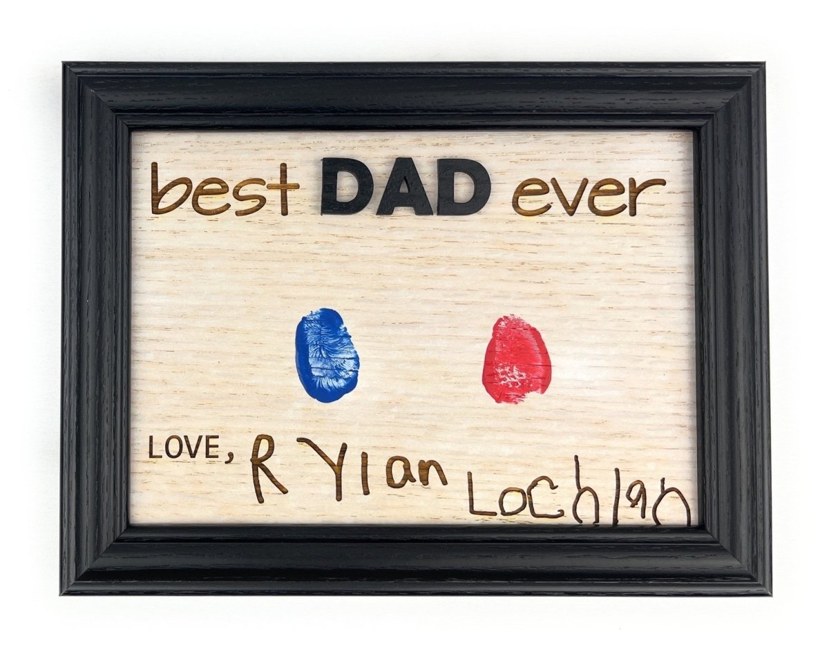 Best Dad Ever Sign - Legacy Images - family father's day gift laser engraved