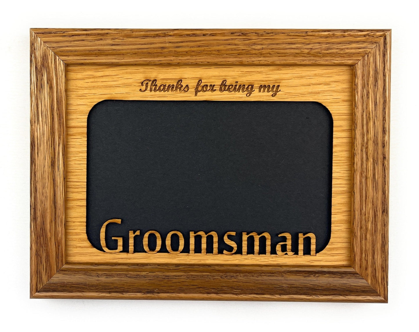 Best Man or Groomsman Picture Frame - Legacy Images - Picture Frames - 5x7 picture frame best man groomsman laser engraved