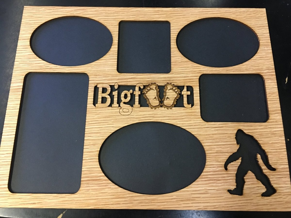 Bigfoot Picture Frame - Legacy Images - Picture Frames - 11x14 Picture Frame 5x7 picture frame bigfoot laser engraved