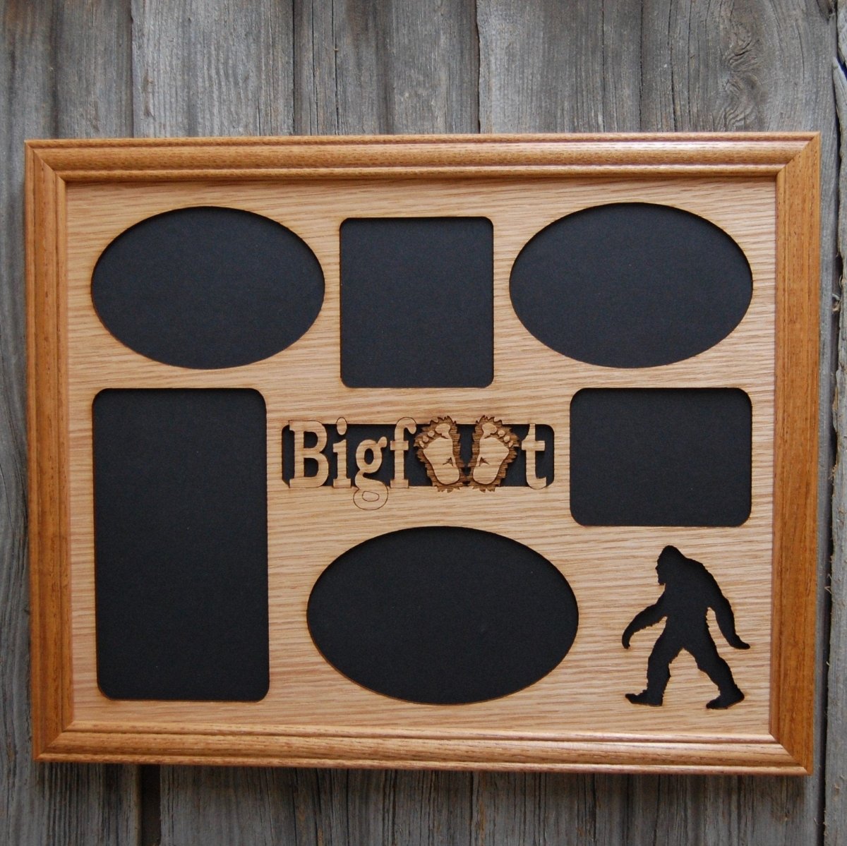 Bigfoot Picture Frame - Legacy Images - Picture Frames - 11x14 Picture Frame 5x7 picture frame bigfoot laser engraved