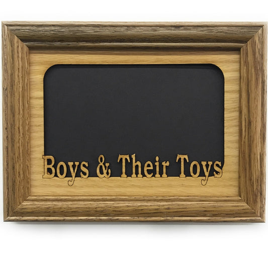 Boys & Their Toys Picture Frame - 5x7 Frame Hold 4x6 Photo - Boys & Their Toys Picture Frame - 5x7 Frame Hold 4x6 Photo - Legacy Images - Picture Frames - Legacy Images - Picture Frames