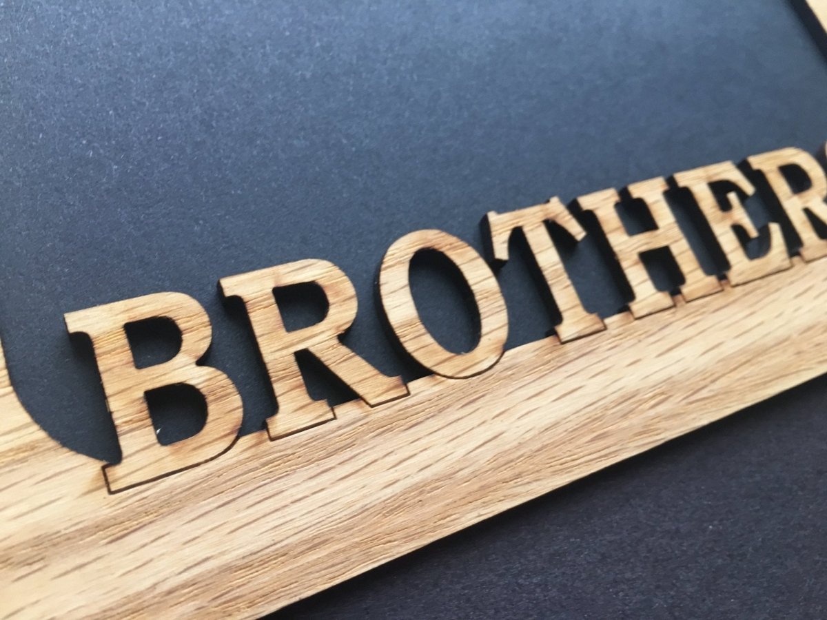 Brothers Picture Frame - Legacy Images - Picture Frames - 11x14 Picture Frame 5x7 picture frame 8x10 picture frame laser engraved