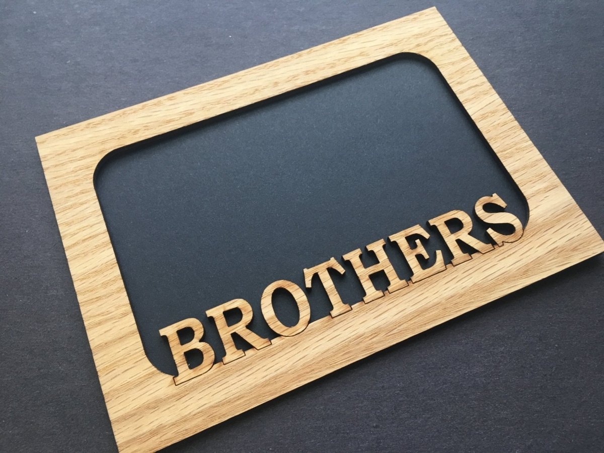 Brothers Picture Frame - Legacy Images - Picture Frames - 11x14 Picture Frame 5x7 picture frame 8x10 picture frame laser engraved