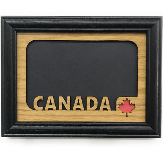 Canada Picture Frame - Legacy Images - Picture Frames - 5x7 picture frame Canada country laser engraved