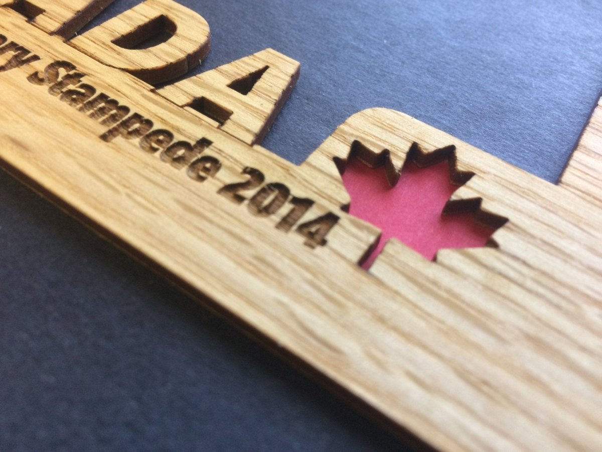 Canada Picture Frame - Legacy Images - Picture Frames - 5x7 picture frame Canada country laser engraved