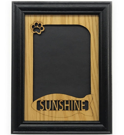 Cat Name Picture Frame - Legacy Images - Picture Frames - 5x7 picture frame 8x10 picture frame CAT laser engraved