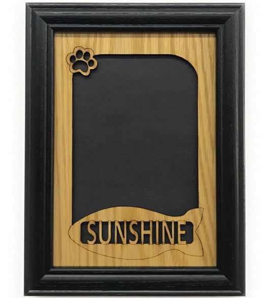 Cat Name Picture Frame - Legacy Images - Picture Frames - 5x7 picture frame 8x10 picture frame CAT laser engraved