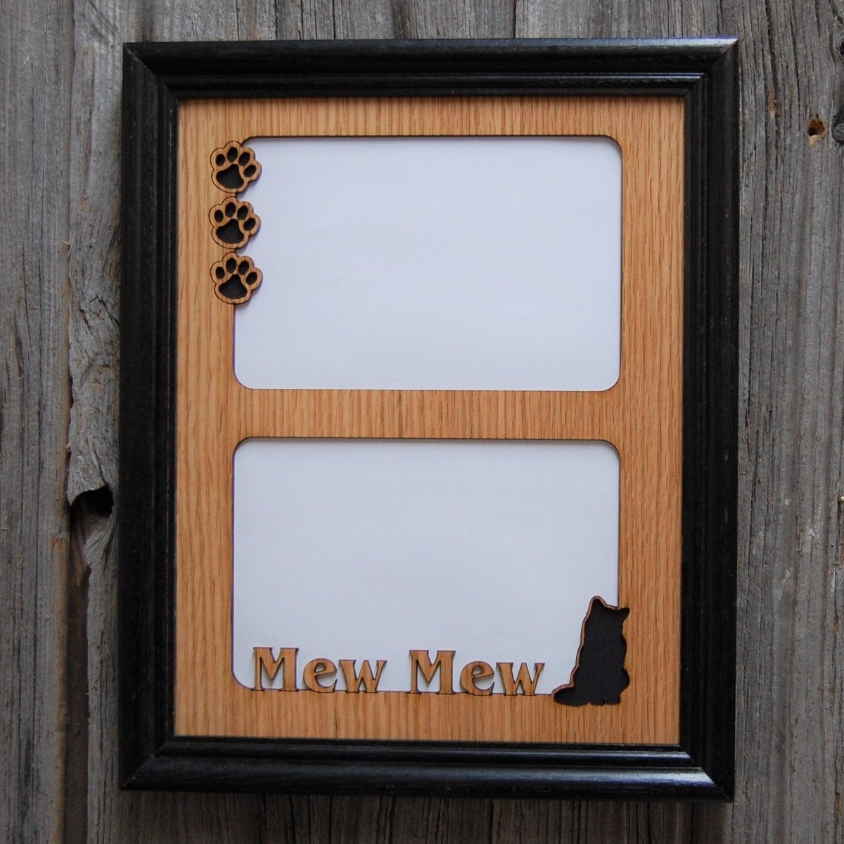 Cat Name Picture Frame - Legacy Images - Picture Frames - 5x7 picture frame 8x10 picture frame CAT laser engraved