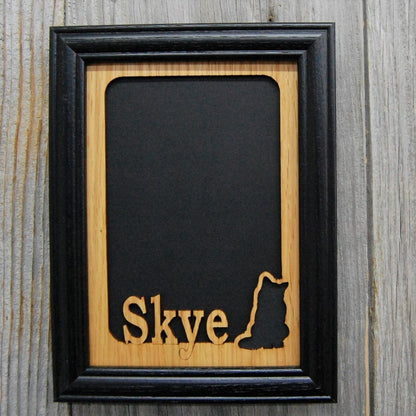 Cat Name Picture Frame - Legacy Images - Picture Frames - 5x7 picture frame 8x10 picture frame CAT laser engraved