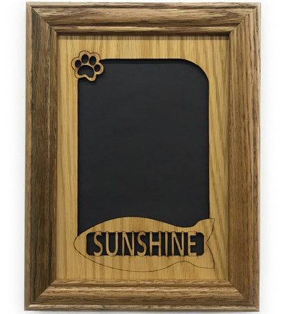 Cat Name Picture Frame - Legacy Images - Picture Frames - 5x7 picture frame 8x10 picture frame CAT laser engraved