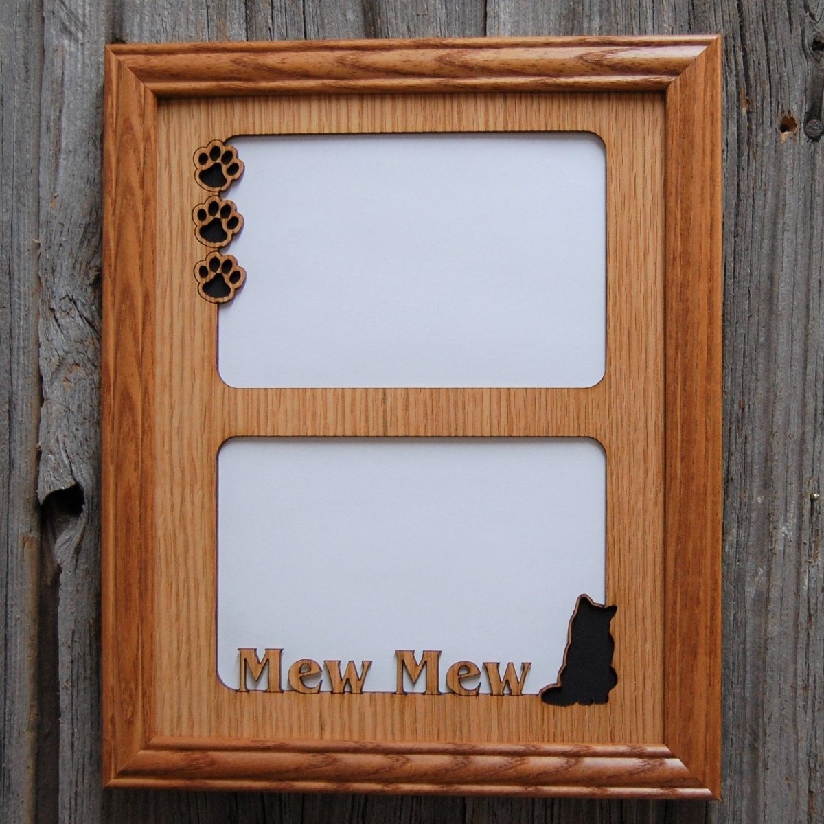 Cat Name Picture Frame - Legacy Images - Picture Frames - 5x7 picture frame 8x10 picture frame CAT laser engraved