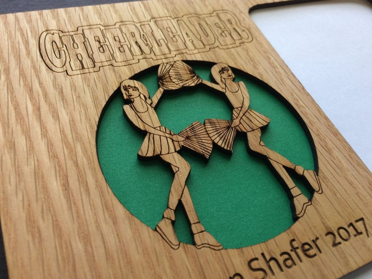 Cheerleading Picture Frame - Legacy Images - Picture Frames - 11x14 Picture Frame 5x7 picture frame 8x10 picture frame laser engraved
