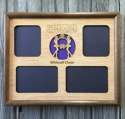 Cheerleading Picture Frame - Legacy Images - Picture Frames - 11x14 Picture Frame 5x7 picture frame 8x10 picture frame laser engraved