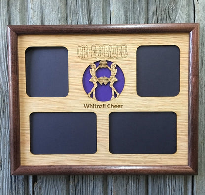 Cheerleading Picture Frame - Legacy Images - Picture Frames - 11x14 Picture Frame 5x7 picture frame 8x10 picture frame laser engraved