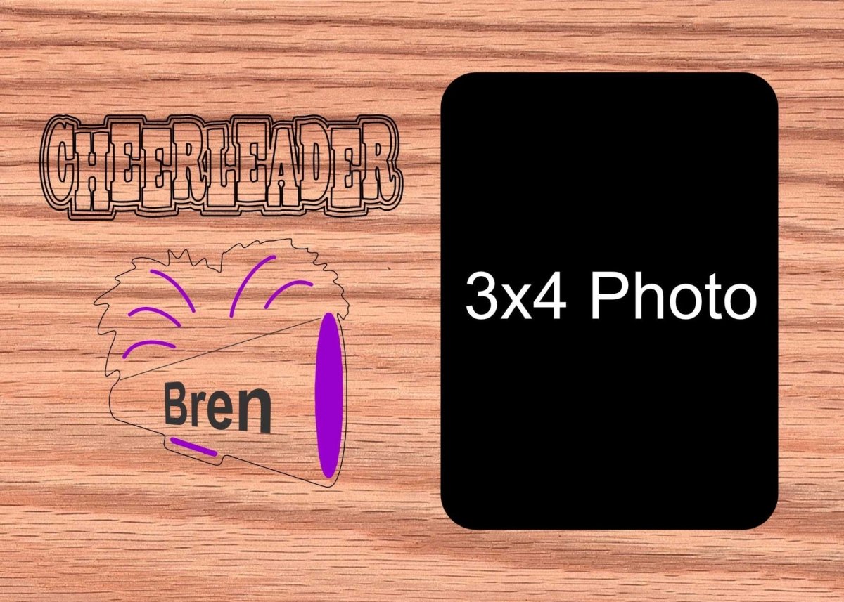 Cheerleading Picture Frame - Legacy Images - Picture Frames - 11x14 Picture Frame 5x7 picture frame 8x10 picture frame laser engraved