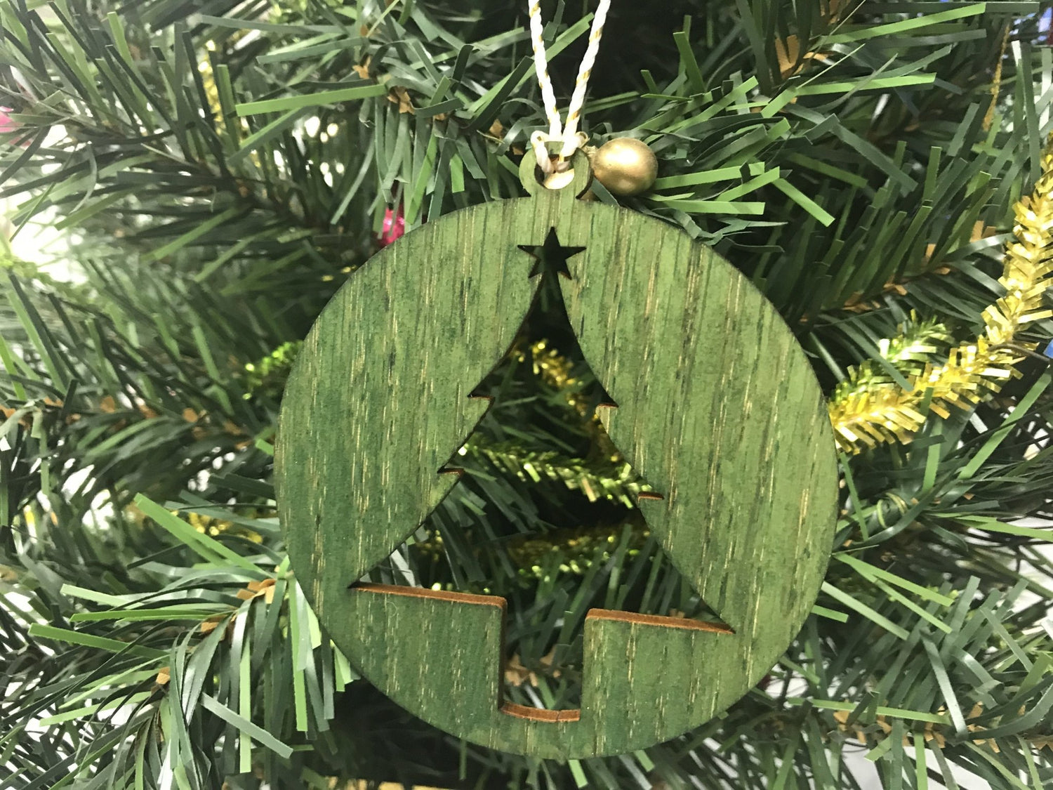 Christmas Ornament Set of 5 - Tree, Reindeer, Stocking, Snowflake, Angel - Christmas Ornament Set of 5 - Tree, Reindeer, Stocking, Snowflake, Angel - Legacy Images - Holiday Ornaments - Legacy Images - Holiday Ornaments
