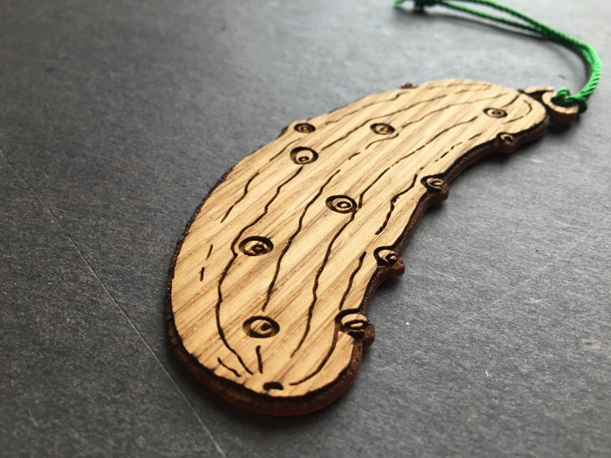 Christmas Pickle Ornament - Legacy Images - Holiday Ornaments - christmas holiday ornament laser engraved