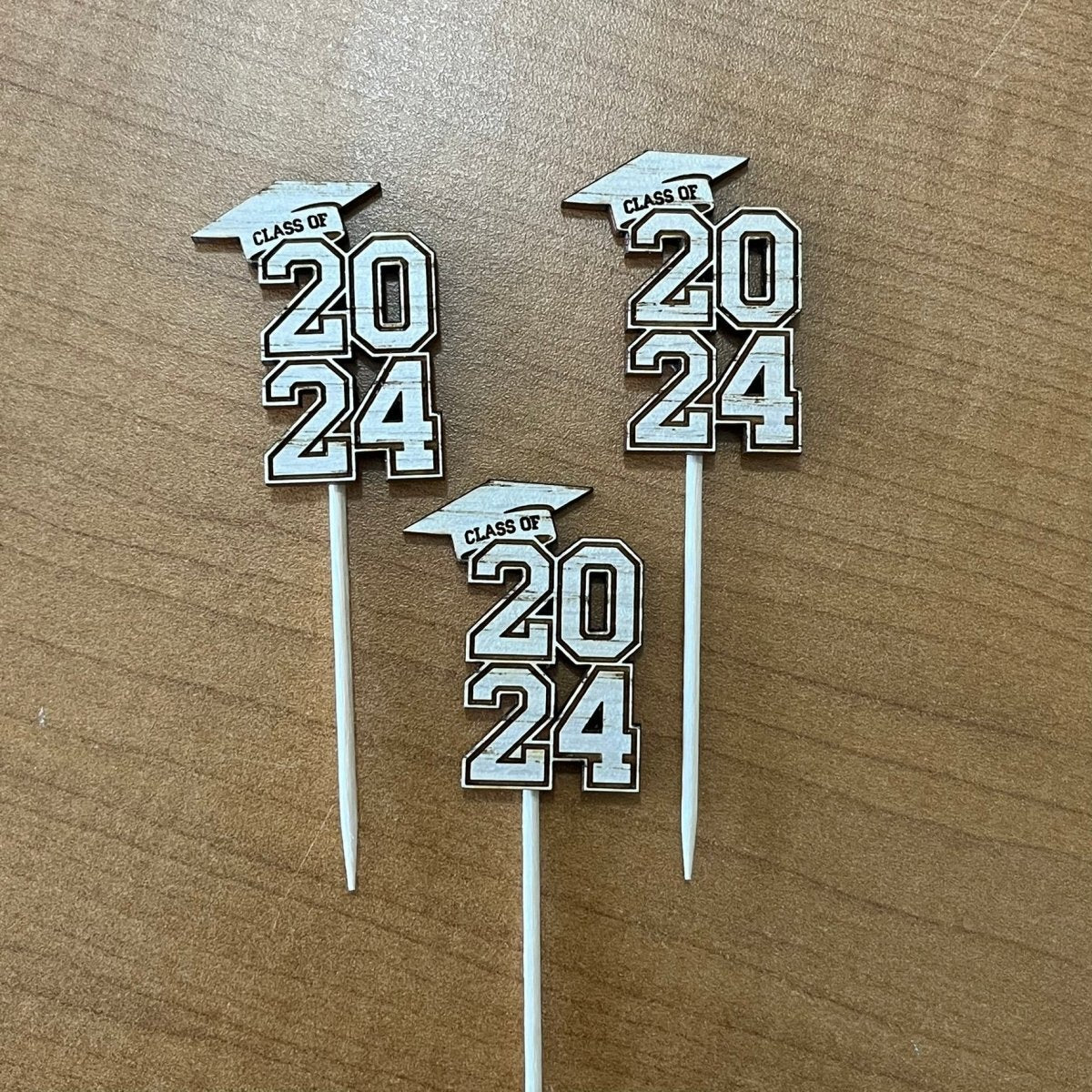 Class of 2025 Cupcake Toppers - Legacy Images - Cake Decorating Supplies - cake topper graduation party laser engraved