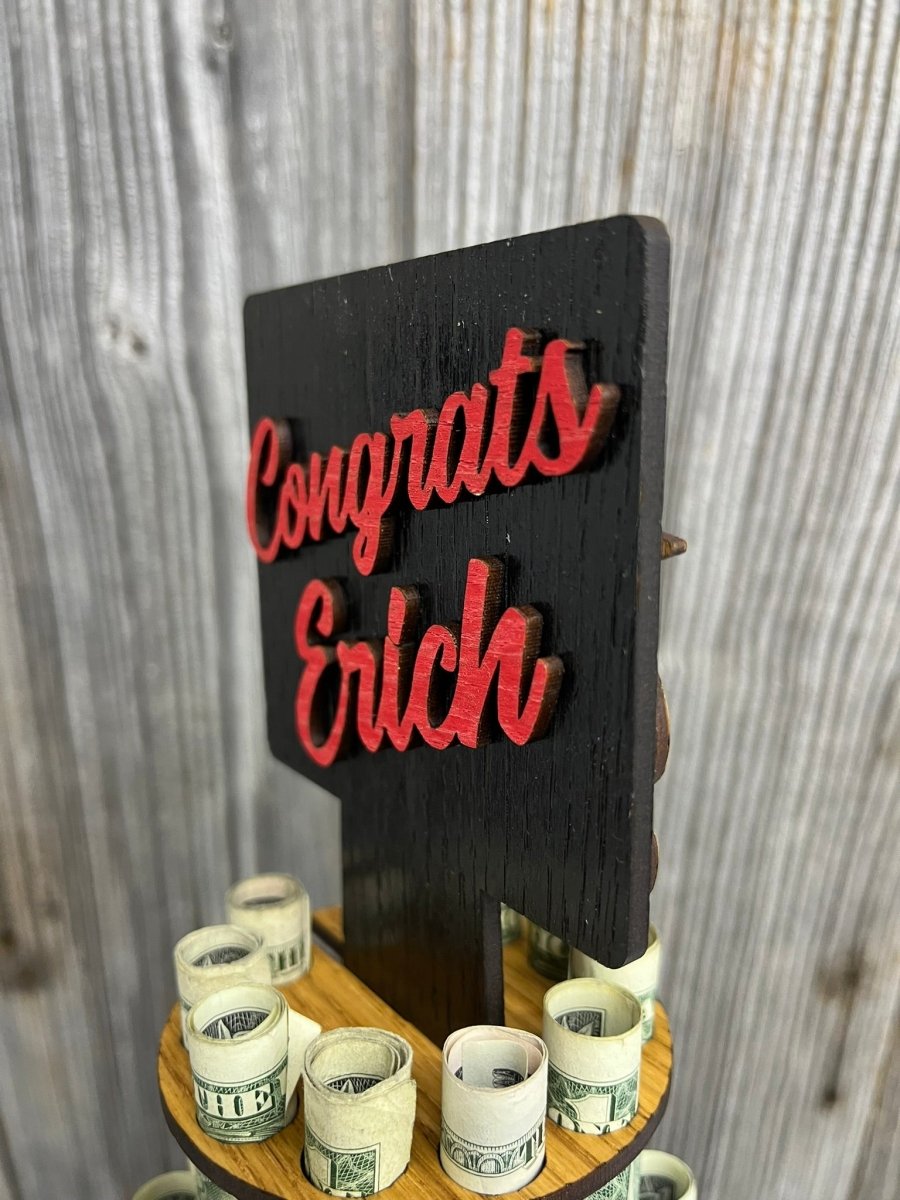 Class of 2025 Personalized Money Tree for Graduation - Legacy Images - Greeting Card - gift graduation money holder laser engraved