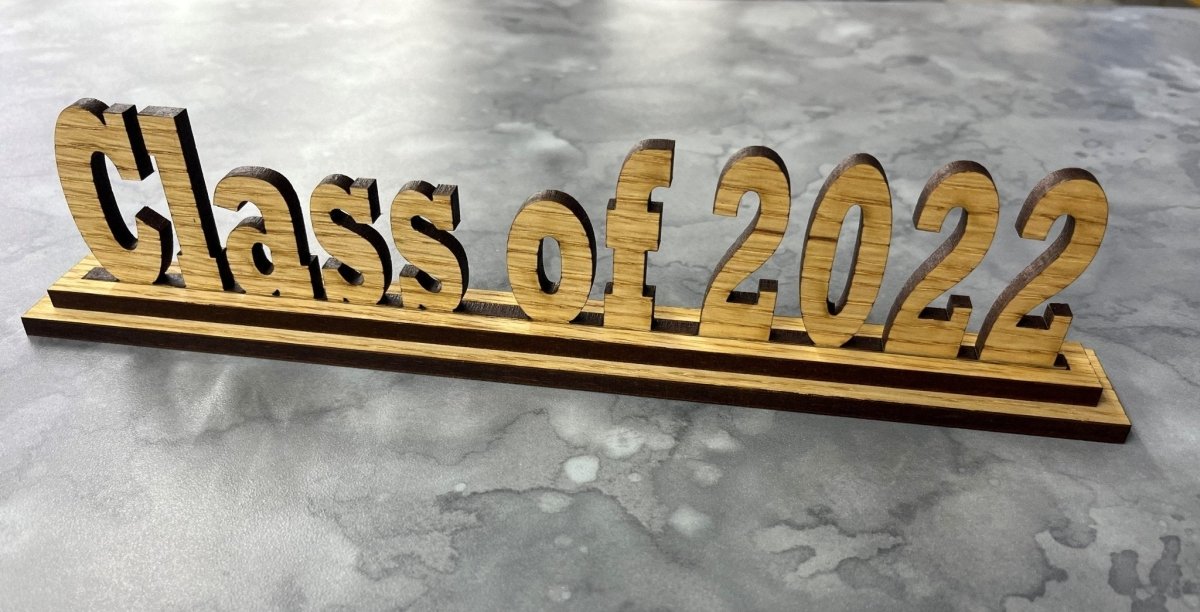 Class of Desk Sign - Legacy Images - Signs - graduation school sign laser engraved