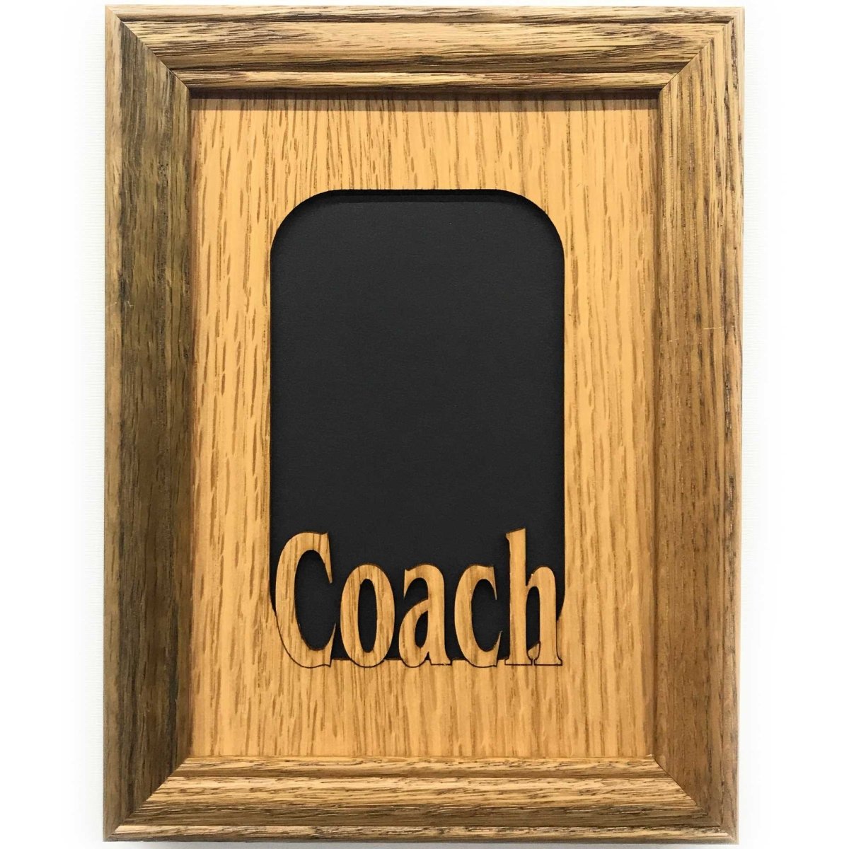 Coach Picture Frame - 5x7 Frame Holds 3x5 Photo - Legacy Images - Picture Frame - 5x7 picture frame occupations sports laser engraved