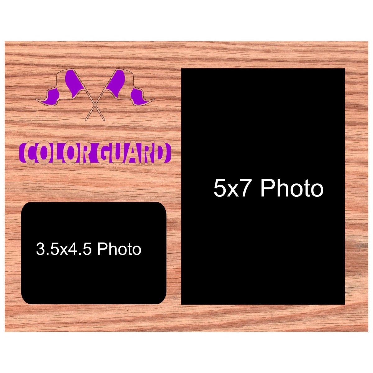 Color Guard Picture Frame - Legacy Images - Picture Frames - 11x14 Picture Frame 5x7 picture frame 8x10 picture frame laser engraved