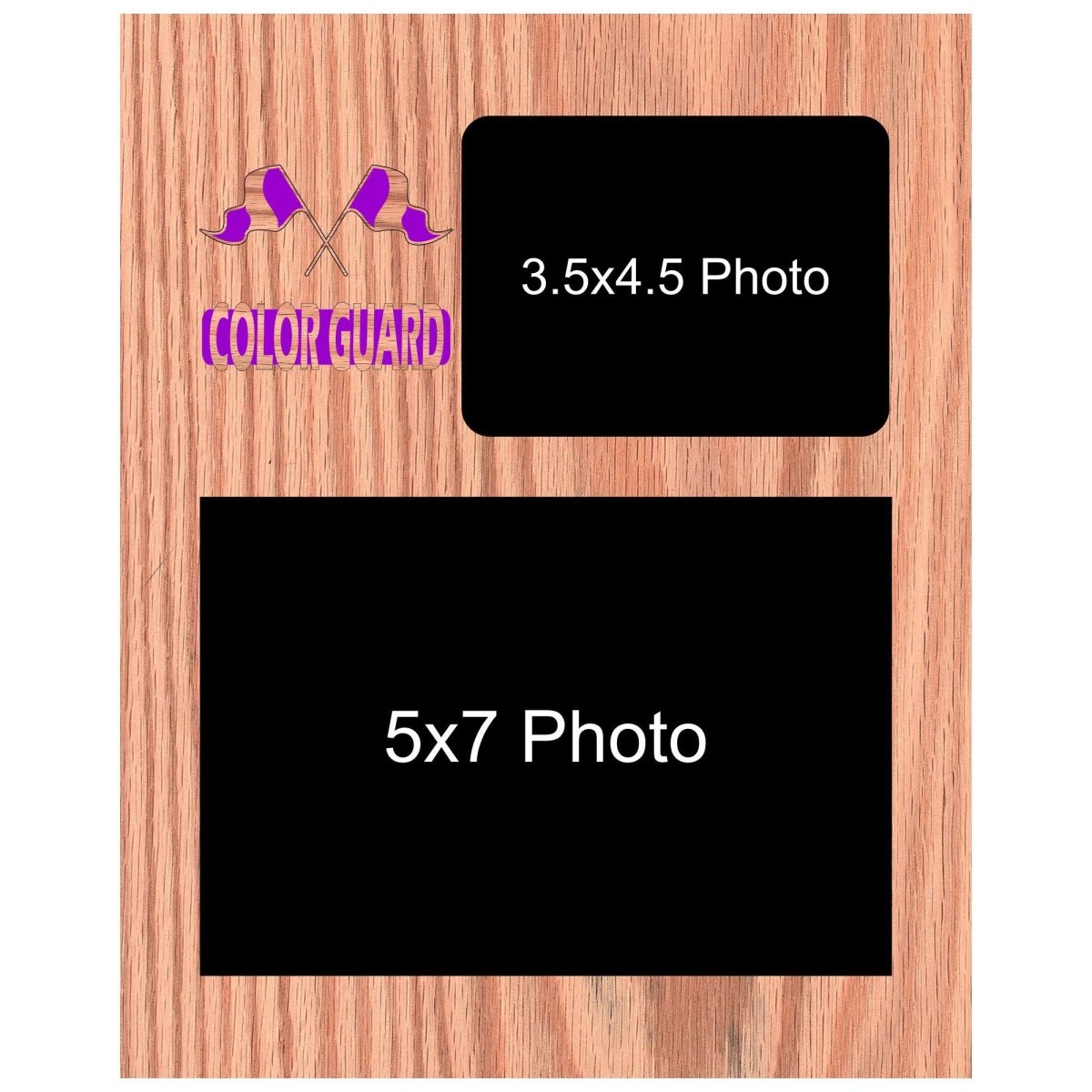 Color Guard Picture Frame - Legacy Images - Picture Frames - 11x14 Picture Frame 5x7 picture frame 8x10 picture frame laser engraved