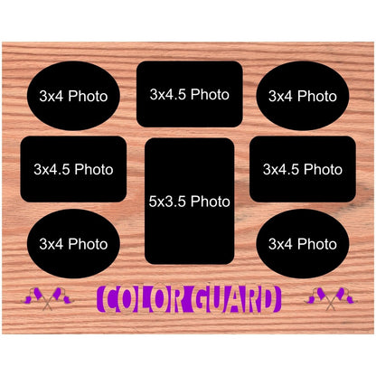 Color Guard Picture Frame - Legacy Images - Picture Frames - 11x14 Picture Frame 5x7 picture frame 8x10 picture frame laser engraved
