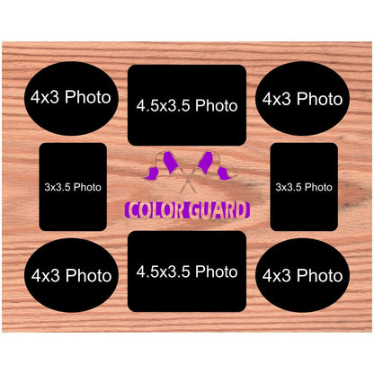 Color Guard Picture Frame - Legacy Images - Picture Frames - 11x14 Picture Frame 5x7 picture frame 8x10 picture frame laser engraved