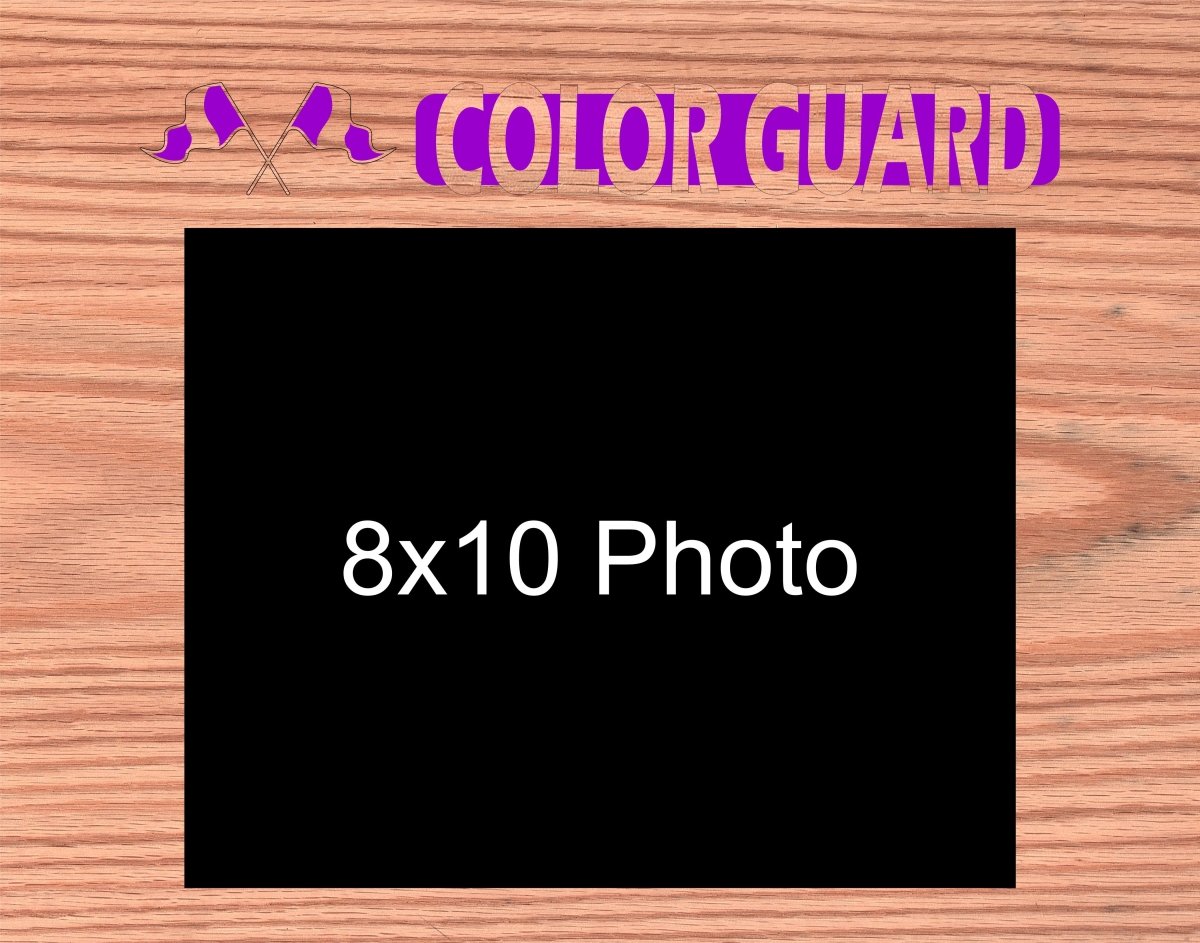 Color Guard Picture Frame - Legacy Images - Picture Frames - 11x14 Picture Frame 5x7 picture frame 8x10 picture frame laser engraved