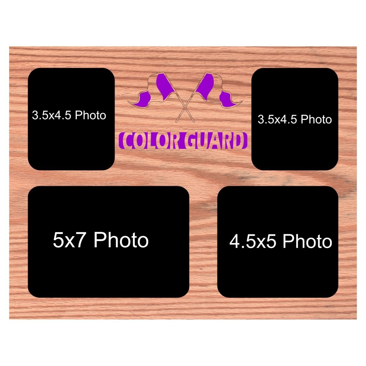Color Guard Picture Frame - Legacy Images - Picture Frames - 11x14 Picture Frame 5x7 picture frame 8x10 picture frame laser engraved