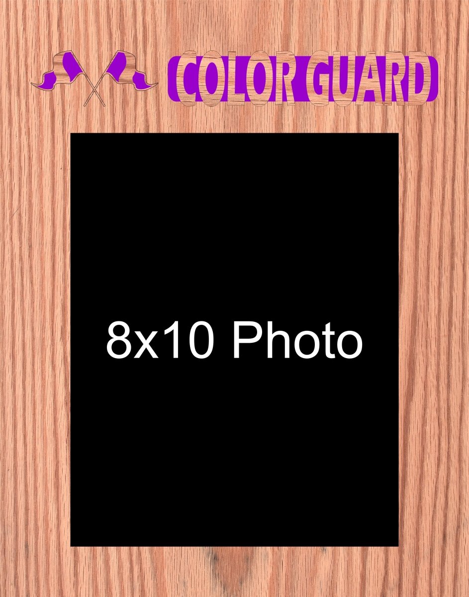 Color Guard Picture Frame - Legacy Images - Picture Frames - 11x14 Picture Frame 5x7 picture frame 8x10 picture frame laser engraved