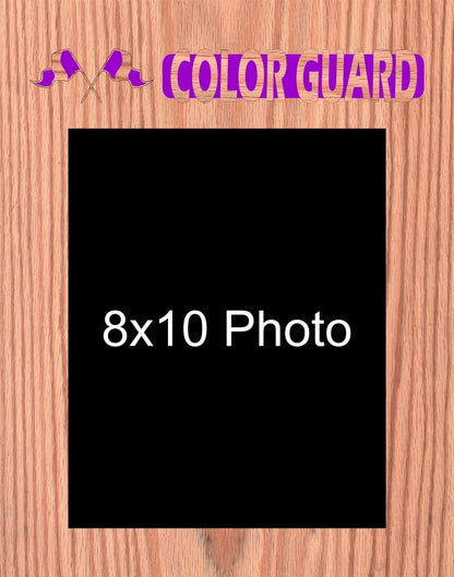 Color Guard Picture Frame - Legacy Images - Picture Frames - 11x14 Picture Frame 5x7 picture frame 8x10 picture frame laser engraved