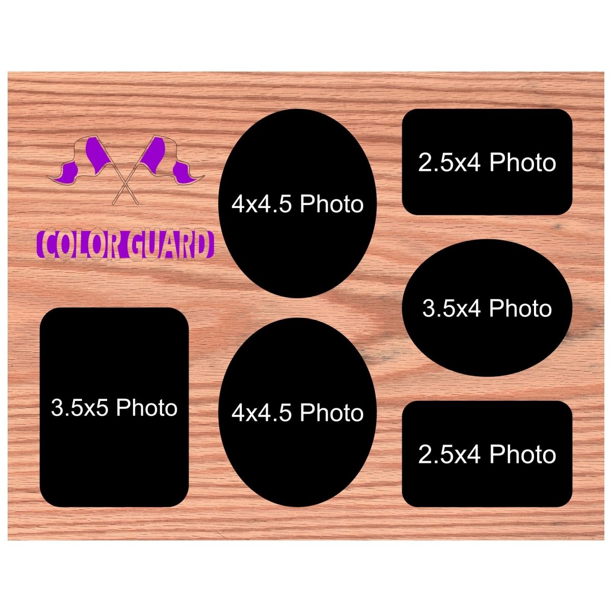 Color Guard Picture Frame - Legacy Images - Picture Frames - 11x14 Picture Frame 5x7 picture frame 8x10 picture frame laser engraved