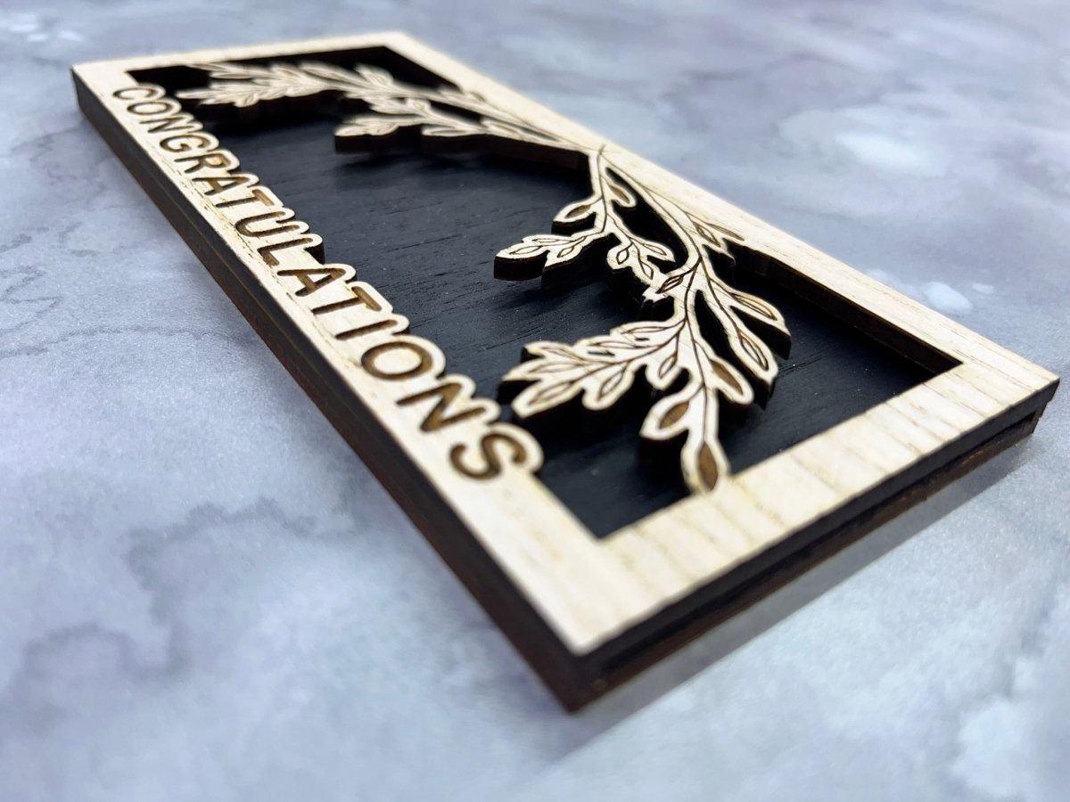 Congratulations Money Holder - Legacy Images - Greeting Card - gift money card money holder laser engraved