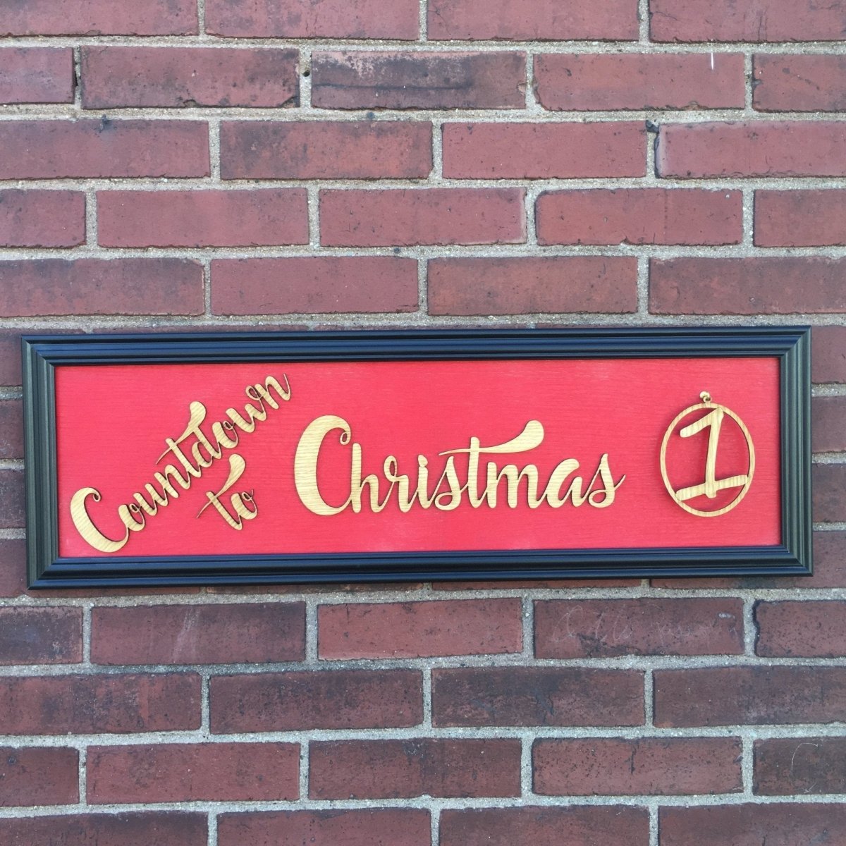 Countdown to Christmas Advent Calendar - Legacy Images - Seasonal & Holiday Decorations - Wall Decor Sign