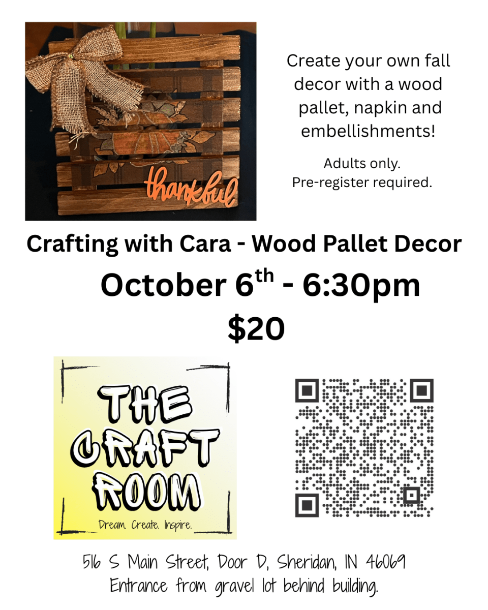 Crafting With Cara - Fall Décor - Classes at The Craft Room - Legacy Images - TCR The Craft Room laser engraved