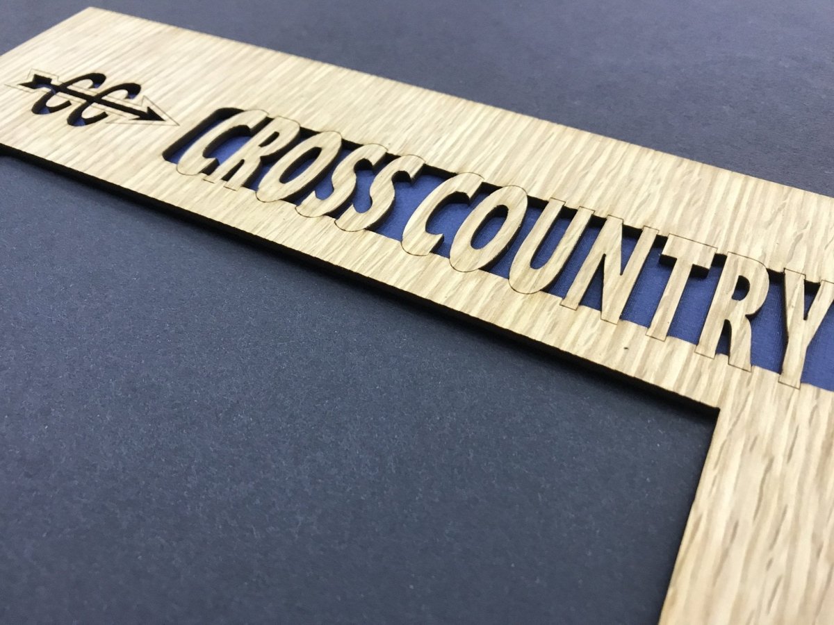 Cross Country Picture Frame - Legacy Images - Picture Frames - 11x14 Picture Frame 5x7 picture frame 8x10 picture frame laser engraved