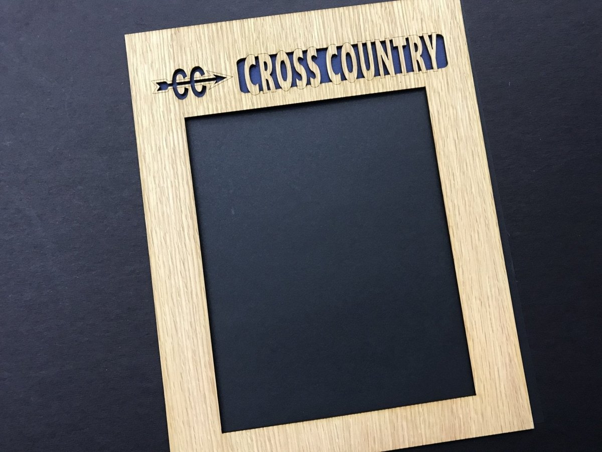 Cross Country Picture Frame - Legacy Images - Picture Frames - 11x14 Picture Frame 5x7 picture frame 8x10 picture frame laser engraved