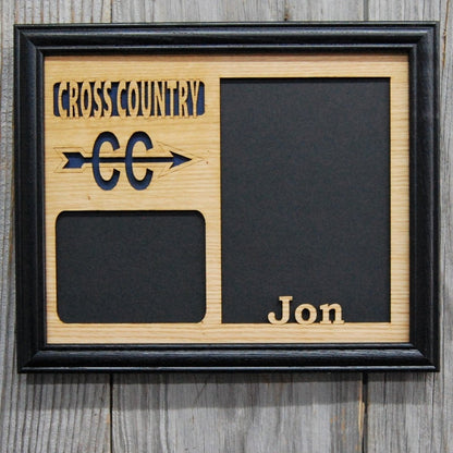 Cross Country Picture Frame - Legacy Images - Picture Frames - 11x14 Picture Frame 5x7 picture frame 8x10 picture frame laser engraved