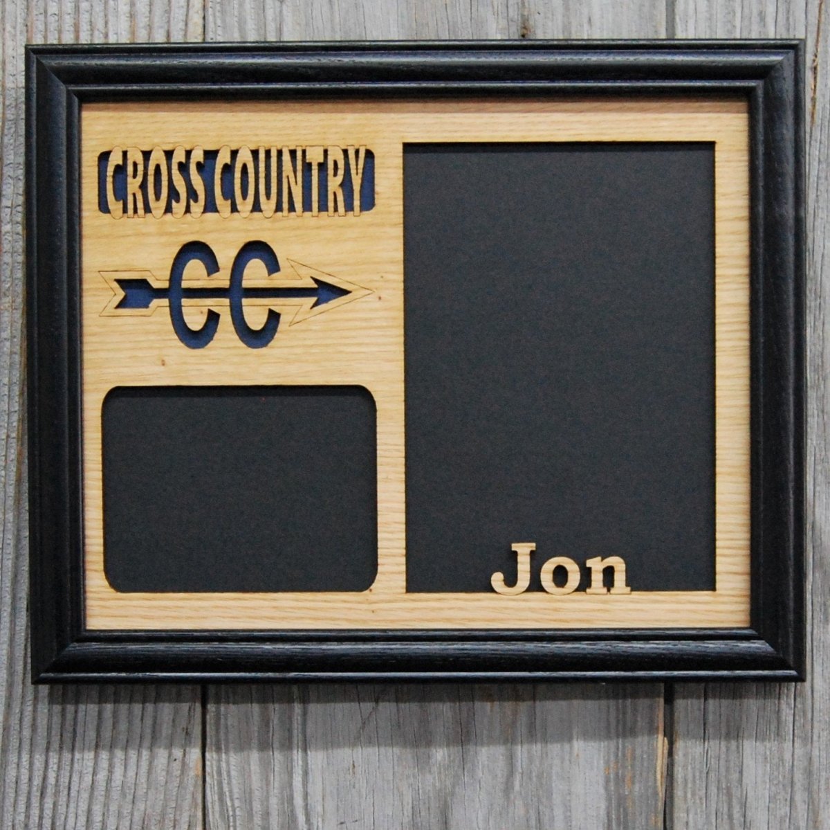 Cross Country Picture Frame - Legacy Images - Picture Frames - 11x14 Picture Frame 5x7 picture frame 8x10 picture frame laser engraved