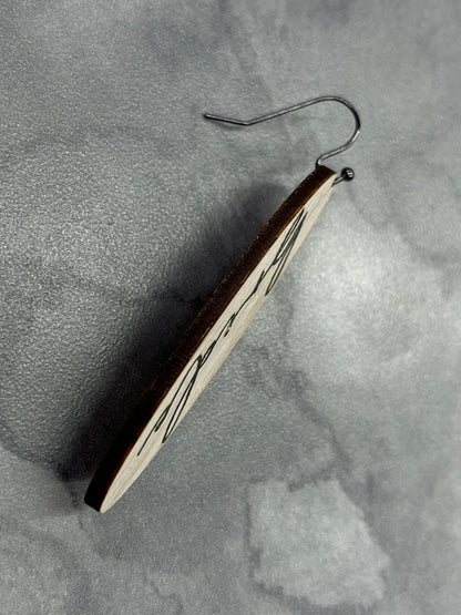 Cross Dangle Earrings - Legacy Images - Earrings - dangle earrings Earrings holiday laser engraved