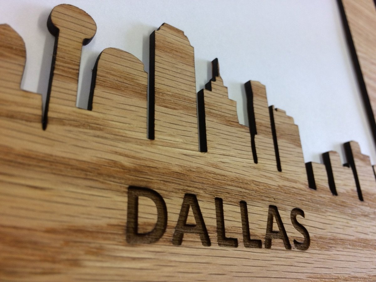 Dallas Picture Frame - 8x10 Frame Hold 5x7 Photo - Legacy Images - Picture Frames - 8x10 picture frame city dallas laser engraved