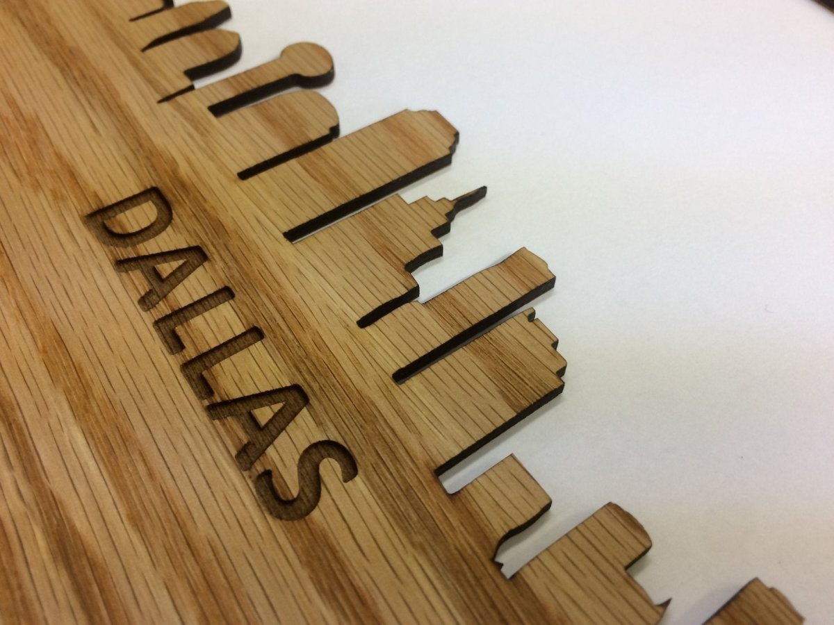 Dallas Picture Frame - 8x10 Frame Hold 5x7 Photo - Legacy Images - Picture Frames - 8x10 picture frame city dallas laser engraved